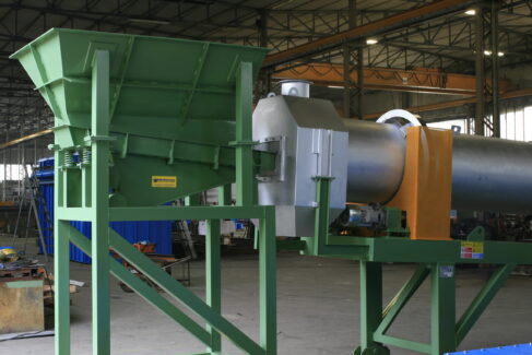 Tamburo essiccatore granelle Ghirarduzzi per essiccazione di materiali industriali