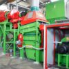 Ghirarduzzi DM type densimetric separation system with tables designed for precise separation of metals, plastics, glass, compost, ashes, cereals and other materials by specific weight difference