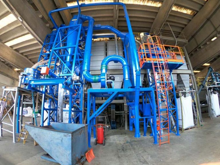 recycling and separation plants